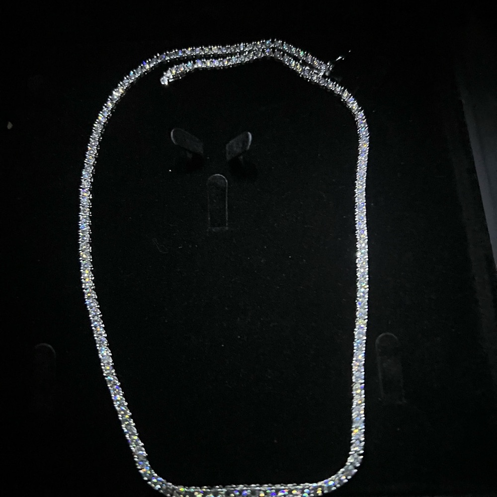 Vvs moissainte tennis chain 3mm 20 inch